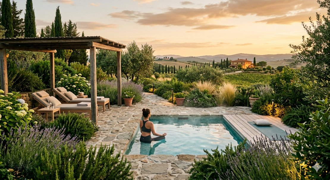 Il giardino: un vero e proprio spazio wellness privato
